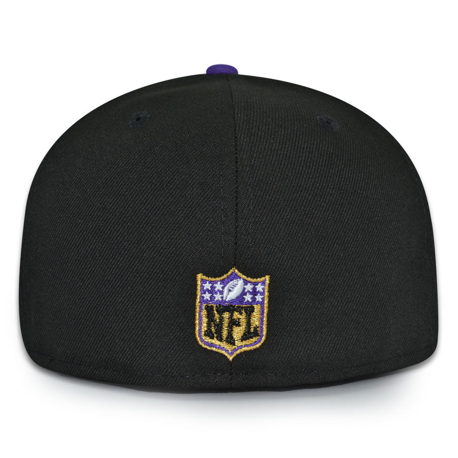Baltimore Ravens "CORVAS" Exclusive New Era 59Fifty Fitted Hat - Black/Purple
