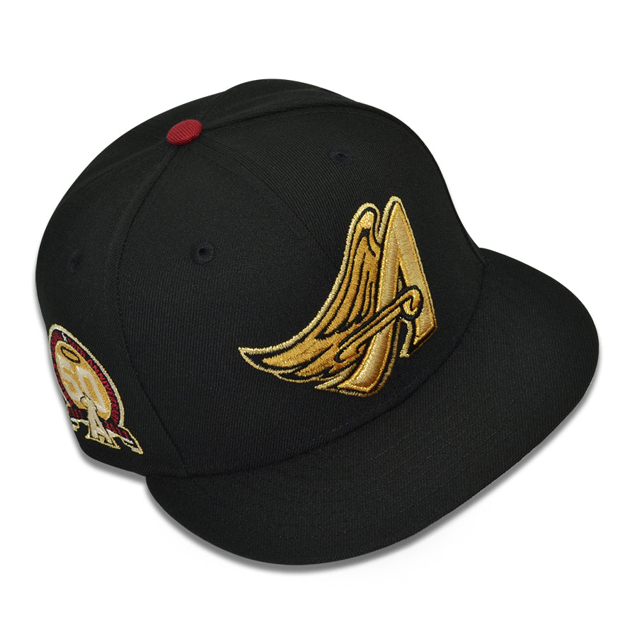 Anaheim Angels "WELCOME TO THE ZOO" Exclusive New Era 59Fifty Fitted Hat - Black