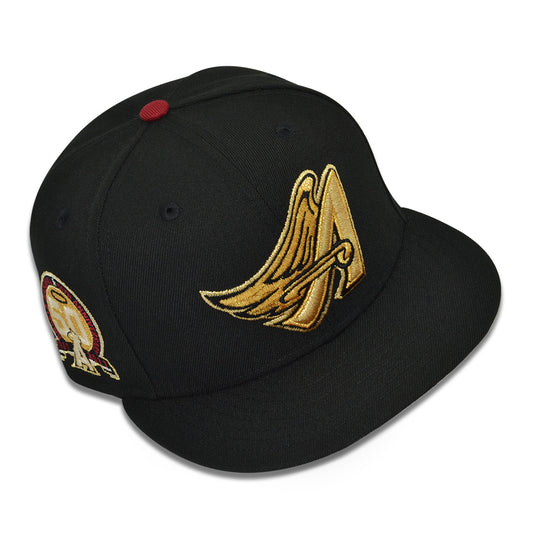 Anaheim Angels "WELCOME TO THE ZOO" Exclusive New Era 59Fifty Fitted Hat - Black