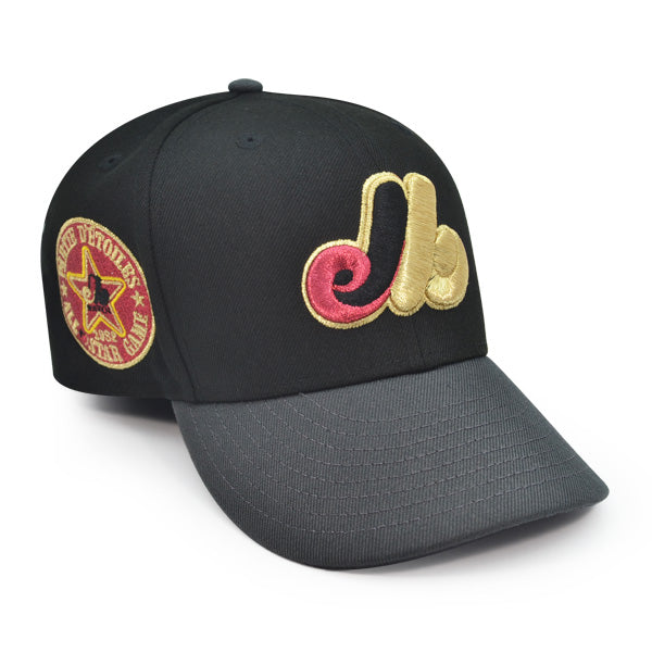 Montreal Expos 1982 ALL-STAR GAME Exclusive New Era 59Fifty Fitted Hat - Black/Graphite