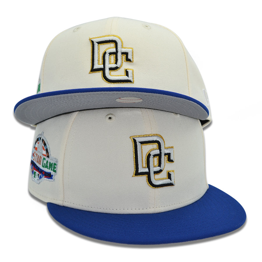 Washington Nationals "DC STREETWEAR" Exclusive New Era 59Fifty Fitted Hat - Chrome/Royal