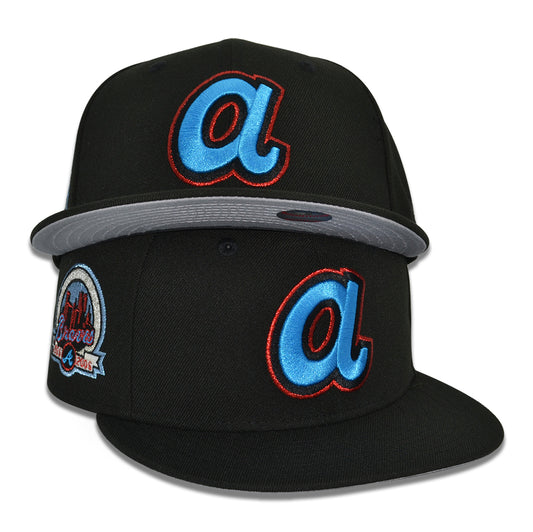 Atlanta Braves "THE LEAKS" Exclusive New Era 59Fifty Fitted Hat - Black