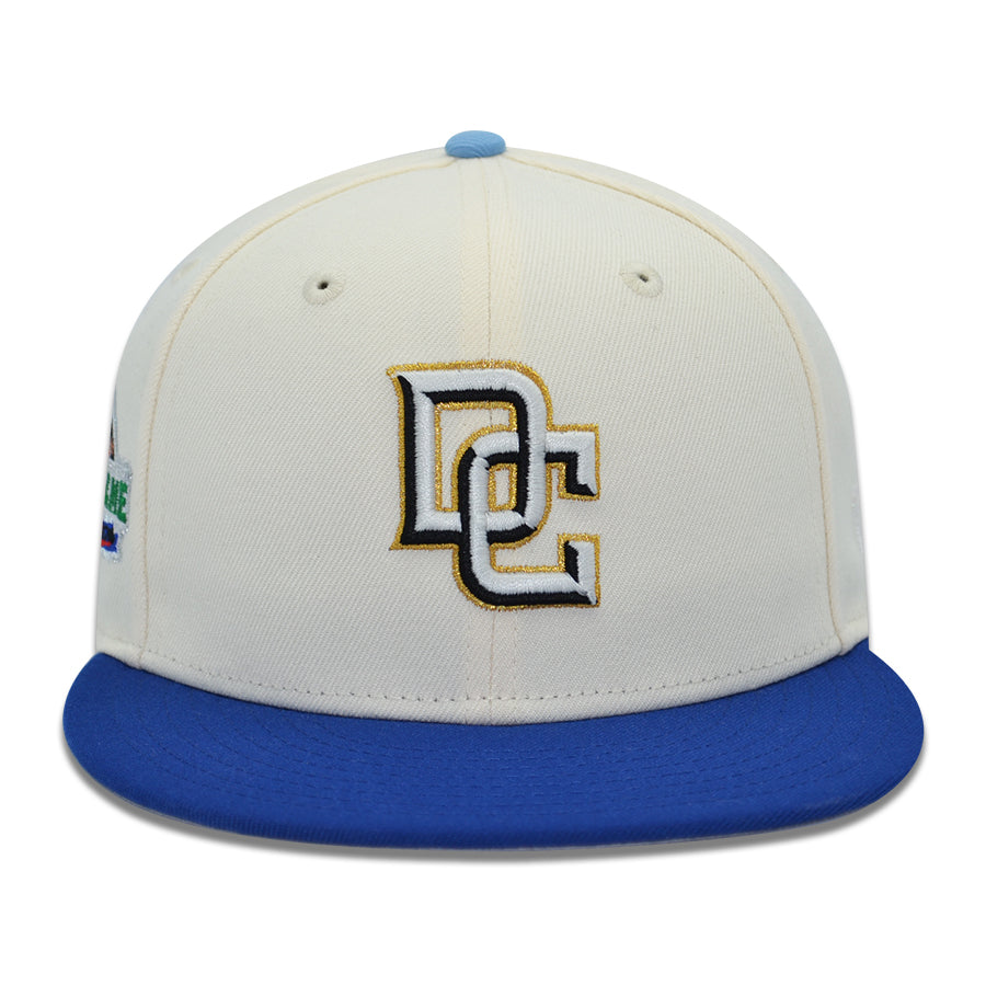 Washington Nationals "DC STREETWEAR" Exclusive New Era 59Fifty Fitted Hat - Chrome/Royal