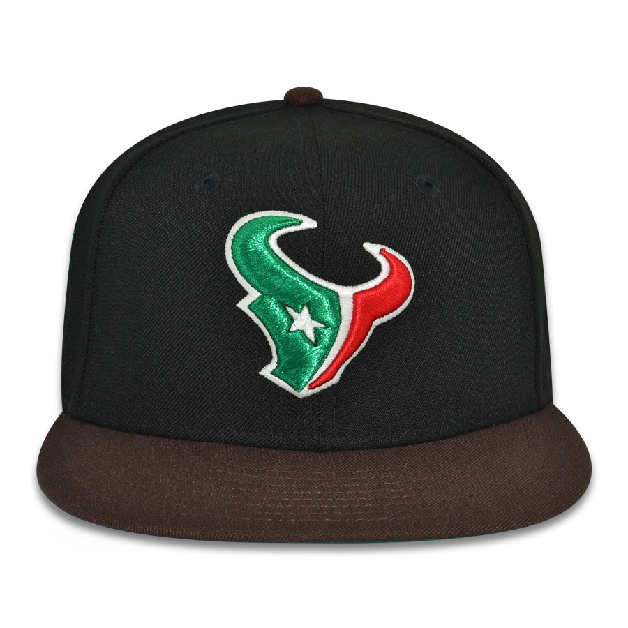Houston Texans "TEXMEX" Exclusive New Era 59Fifty Fitted Hat - Black/Burntwood