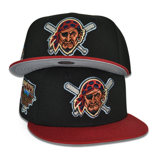 Pittsburgh Pirates "BLACK FLAG PIRATES" Exclusive New Era 59Fifty Fitted Hat - Black/ H-Red