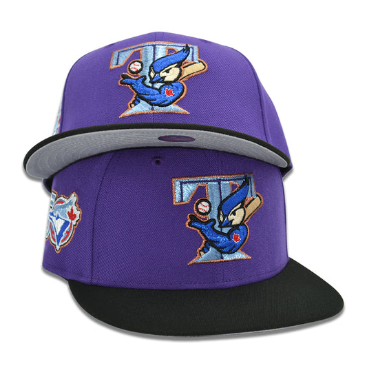 Toronto Blue Jays "ILLUSIONS" Exclusive New Era 59Fifty Fitted Hat - Deep Purple/Black