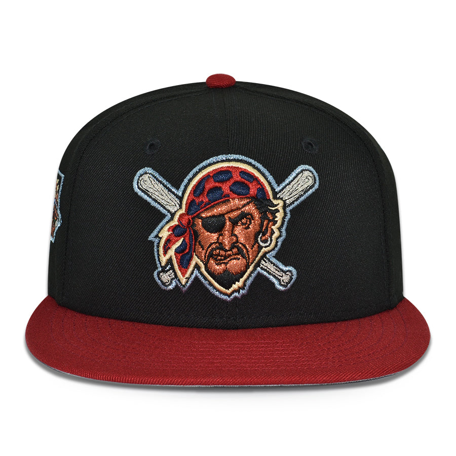 Pittsburgh Pirates "BLACK FLAG PIRATES" Exclusive New Era 59Fifty Fitted Hat - Black/ H-Red