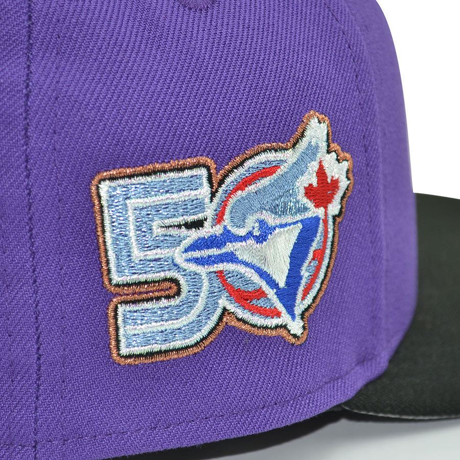 Toronto Blue Jays "ILLUSIONS" Exclusive New Era 59Fifty Fitted Hat - Deep Purple/Black