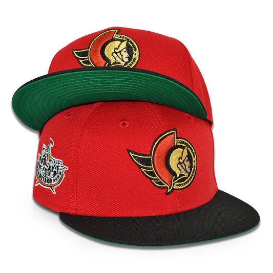 Ottawa Senators "TROJAN WAR" Exclusive New Era 59Fifty Fitted Hat - Scarlet/Black