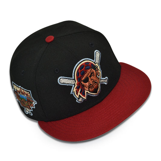 Pittsburgh Pirates "BLACK FLAG PIRATES" Exclusive New Era 59Fifty Fitted Hat - Black/ H-Red