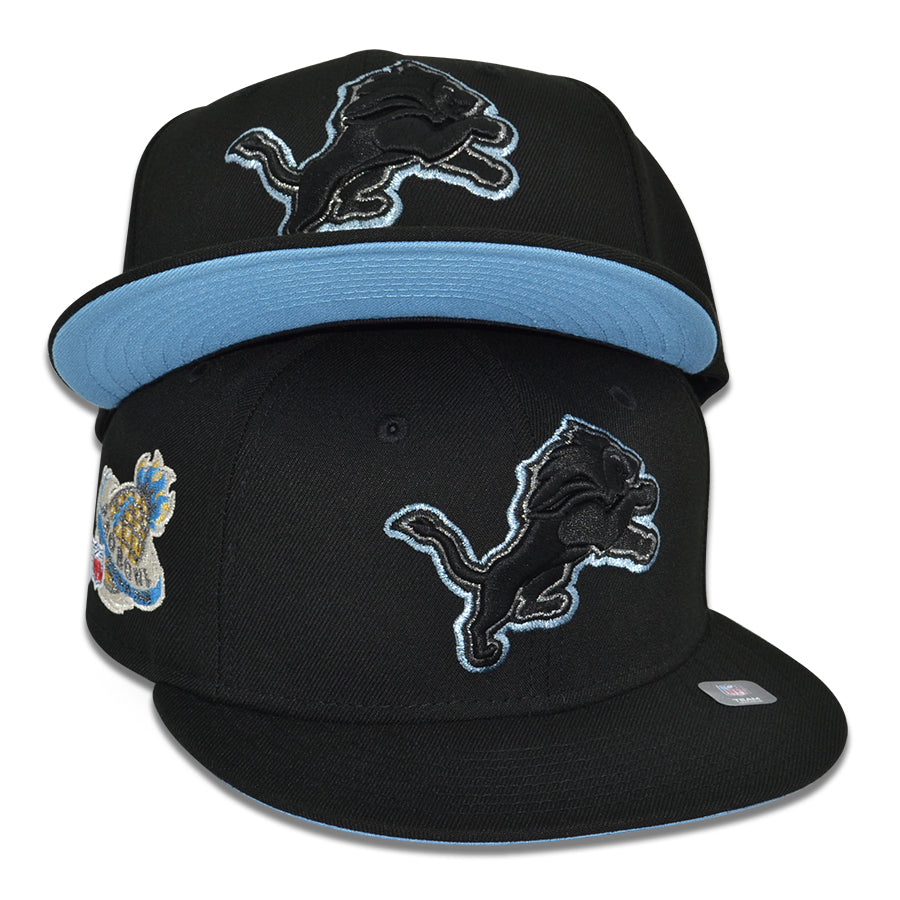 Detroit Lions "THE LION KING" Exclusive New Era 59Fifty Fitted Hat - Black/Icy