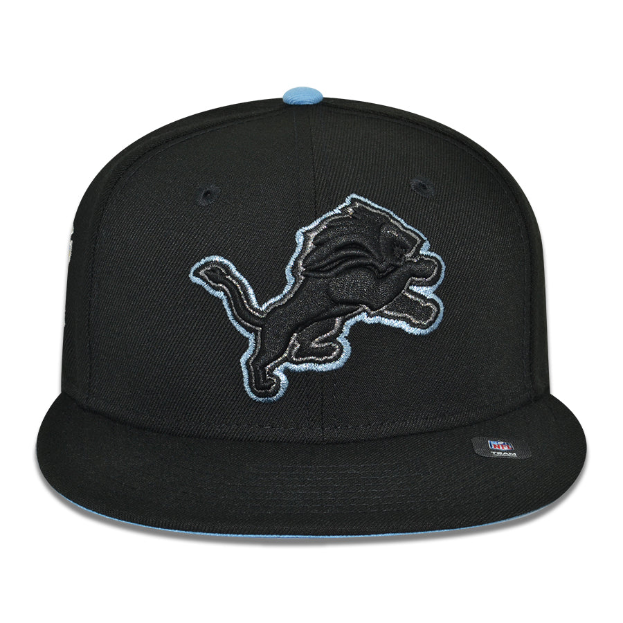 Detroit Lions "THE LION KING" Exclusive New Era 59Fifty Fitted Hat - Black/Icy