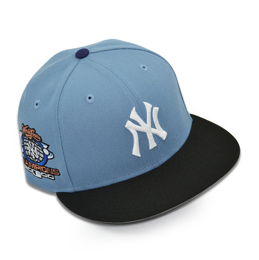 New York Yankees "SUPREME CLIENTELE" Exclusive New Era 59Fifty Fitted Hat - Faded Blue/Black