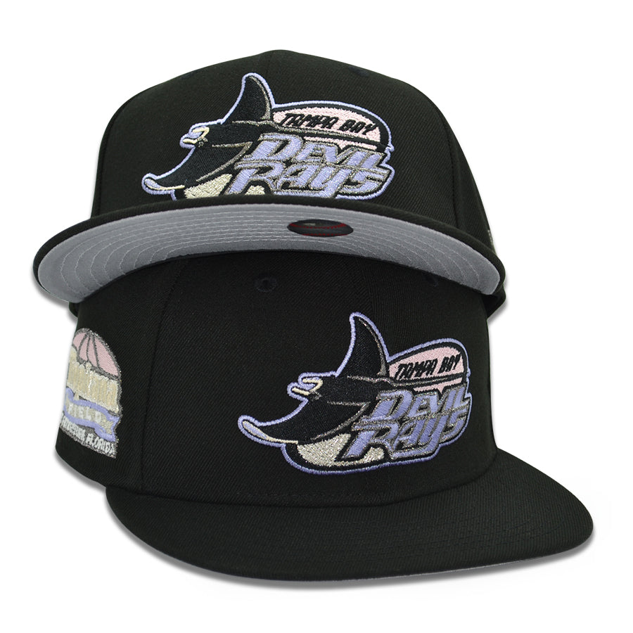 Tampa Bay Devil Rays "TAMPA RIVERWALK "" Exclusive New Era 59Fifty Fitted Hat - Black