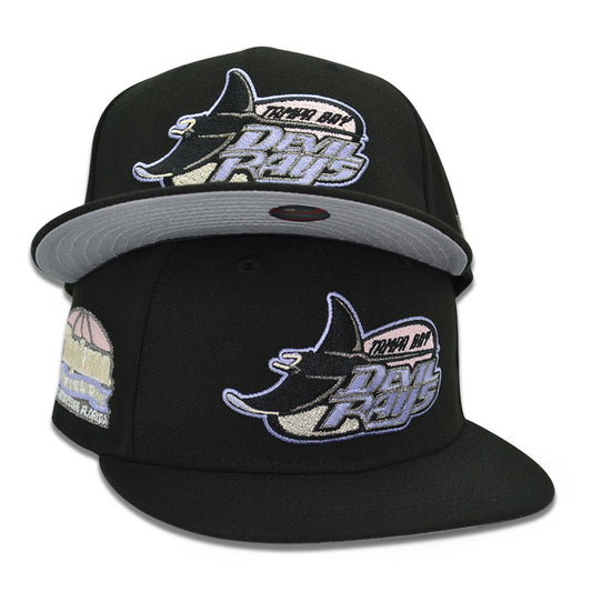 Tampa Bay Devil Rays "TAMPA RIVERWALK "" Exclusive New Era 59Fifty Fitted Hat - Black