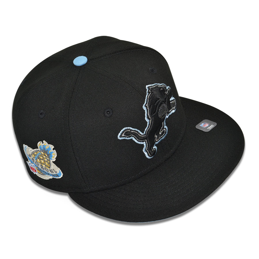 Detroit Lions "THE LION KING" Exclusive New Era 59Fifty Fitted Hat - Black/Icy