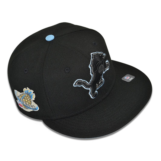 Detroit Lions "THE LION KING" Exclusive New Era 59Fifty Fitted Hat - Black/Icy