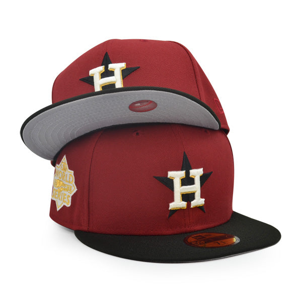 Houston Astros 2022 WORLD SERIES Exclusive New Era 59Fifty Fitted Hat - Brick/Black