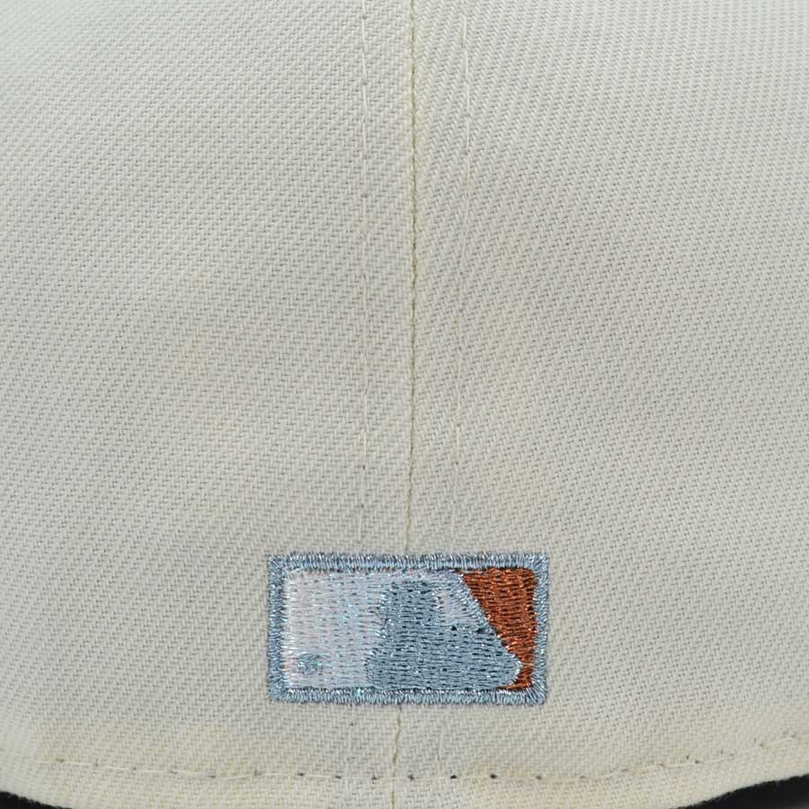 Cleveland Indians "ALL AMERICAN" Exclusive New Era 59Fifty Fitted Hat - Chrome/Sneaky Blue
