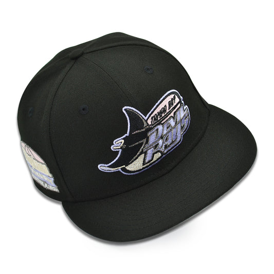 Tampa Bay Devil Rays "TAMPA RIVERWALK "" Exclusive New Era 59Fifty Fitted Hat - Black