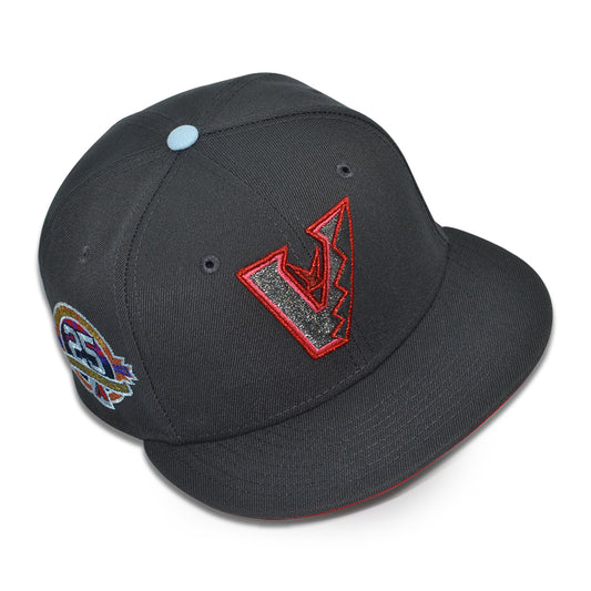 Arizona Diamondbacks "VECNA VBACKS" Exclusive New Era 59Fifty Fitted Hat - Dark Graphite