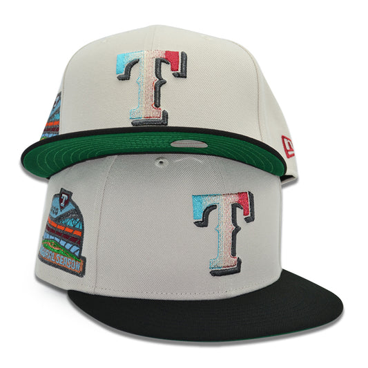 Texas Rangers "TEXAS THROW 2.0" Exclusive New Era 59Fifty Fitted Hat - Stone/Black