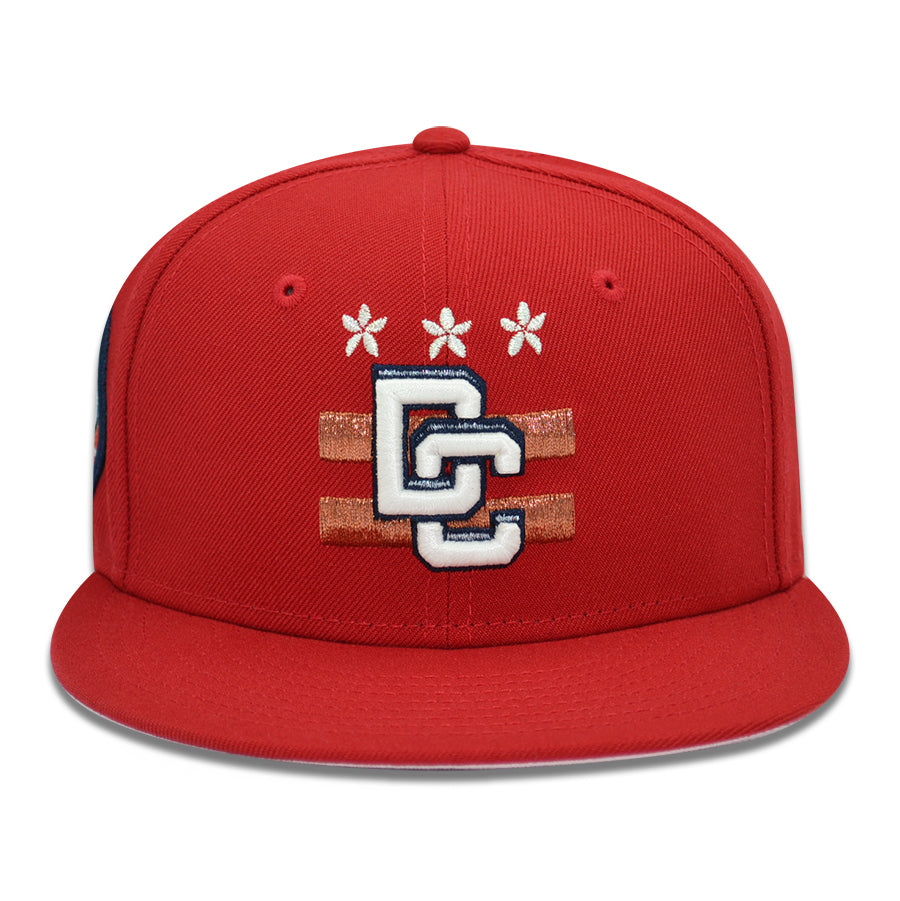 Washington Nationals DC "RED CONNECT" Exclusive 59Fifty Fitted Hat - Scarlet/Pinky