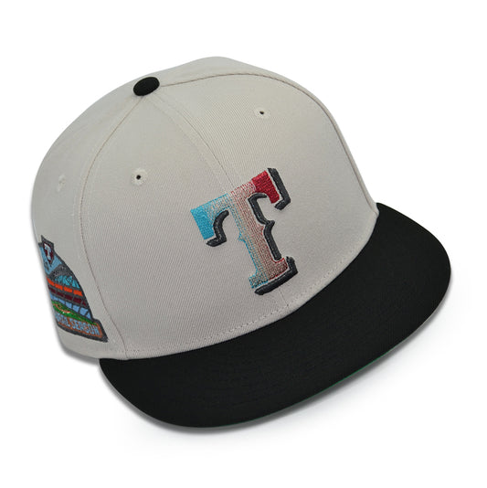 Texas Rangers "TEXAS THROW 2.0" Exclusive New Era 59Fifty Fitted Hat - Stone/Black