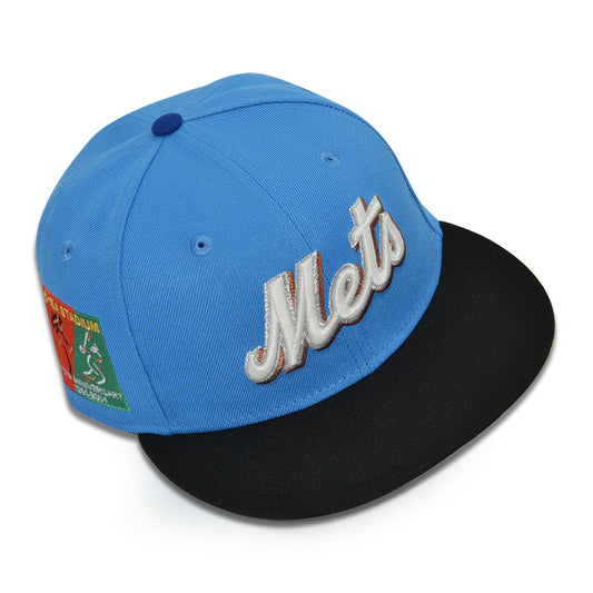 New York Mets "MR .BAKLAVA" Exclusive New Era 59Fifty Fitted Hat - Blue Reef/Black