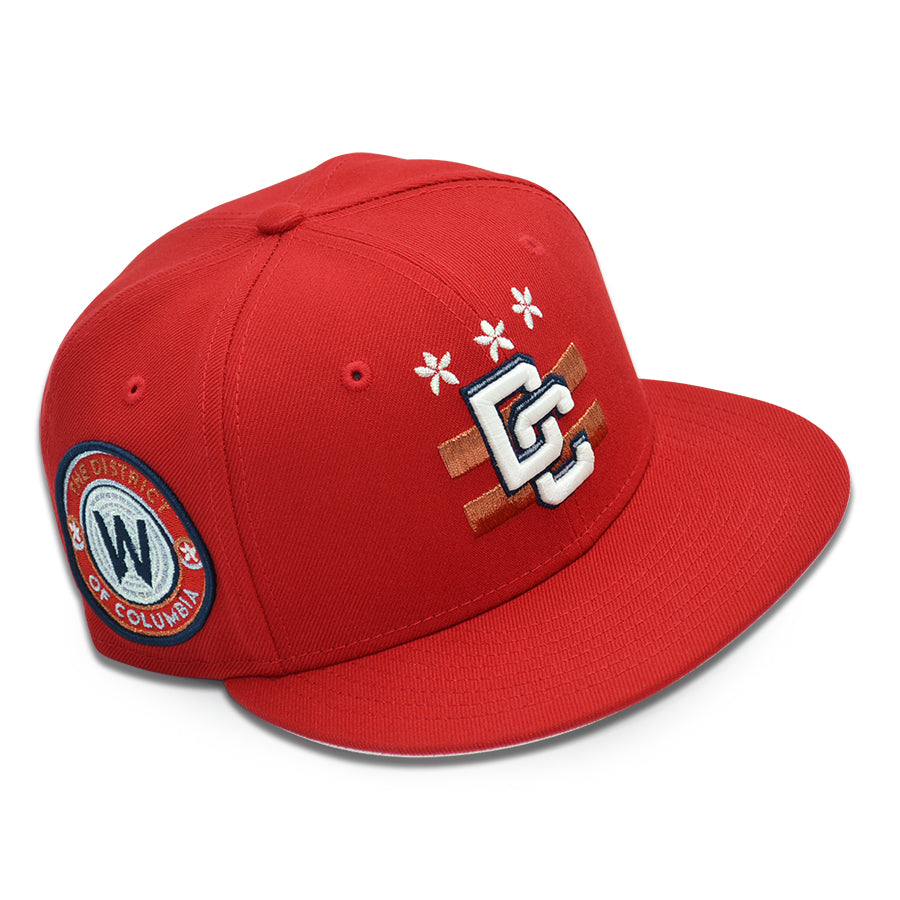 Washington Nationals DC "RED CONNECT" Exclusive 59Fifty Fitted Hat - Scarlet/Pinky