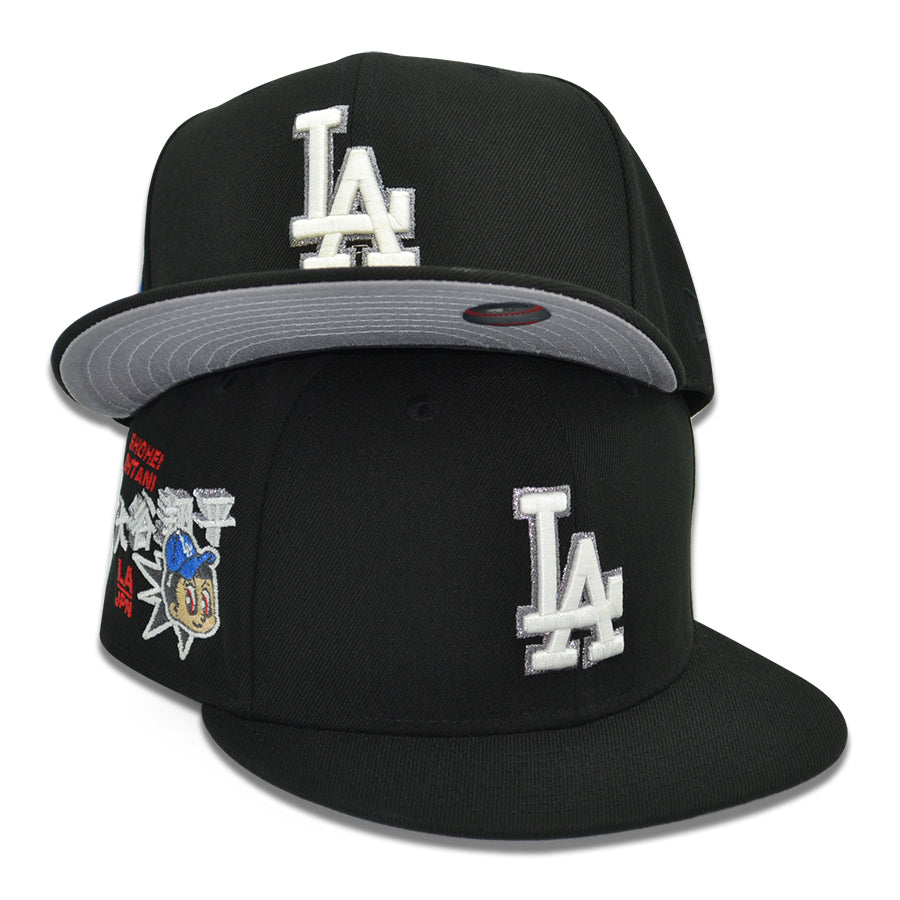 Los Angeles Dodgers "STRAIGHT OUTTA LA" Exclusive New Era 59Fifty Fitted Hat - Black