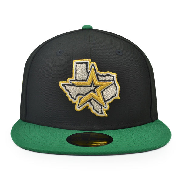 Houston Astros 45 Years Exclusive New Era 59Fifty Fitted Hat -Black/Green