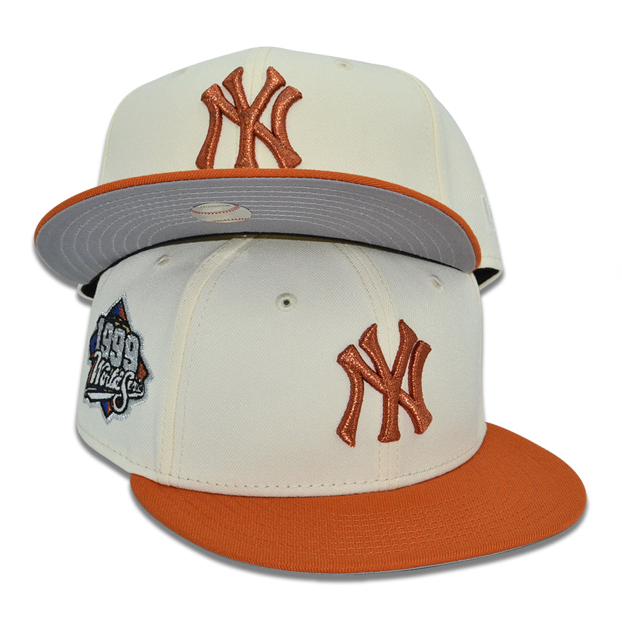 New York Yankees "THE MELO" Exclusive New Era 59Fifty Fitted Hat - Chrome/Flight Orange