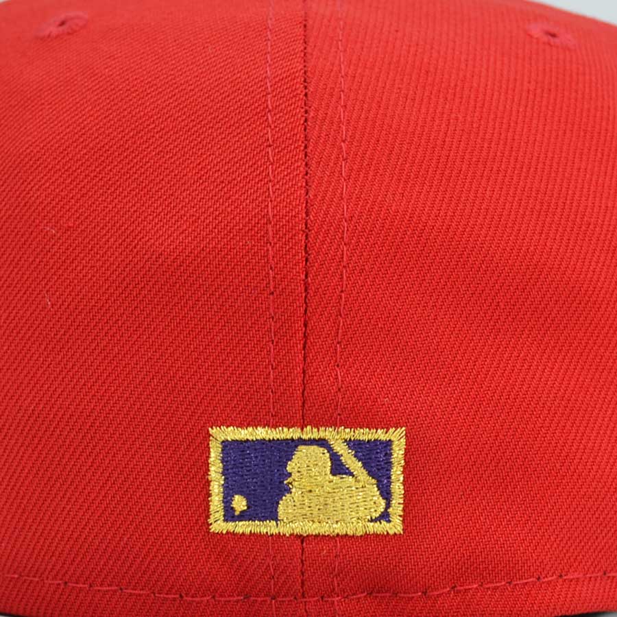 Los Angeles Dodgers 40th ANNIVERSARY Exclusive New Era 59Fifty Fitted Hat - Red/Black