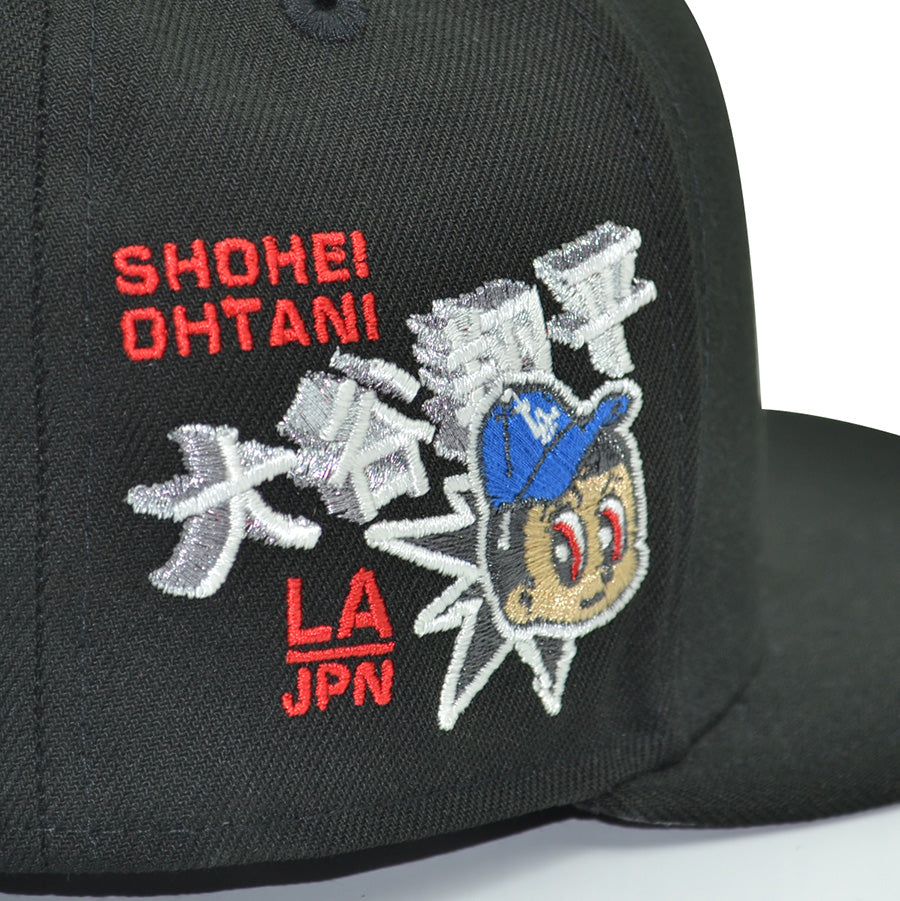Los Angeles Dodgers "STRAIGHT OUTTA LA" Exclusive New Era 59Fifty Fitted Hat - Black