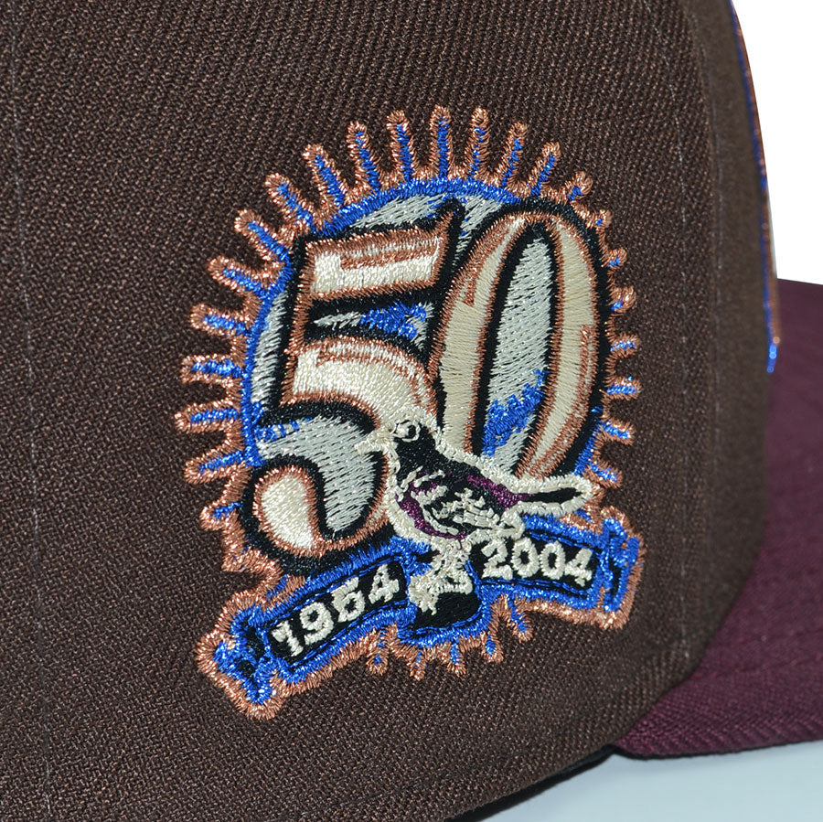 Baltimore Orioles "COULD'VE BEEN BMORE" Exclusive New Era 59Fifty Fitted Hat - Burntwood/Maroon