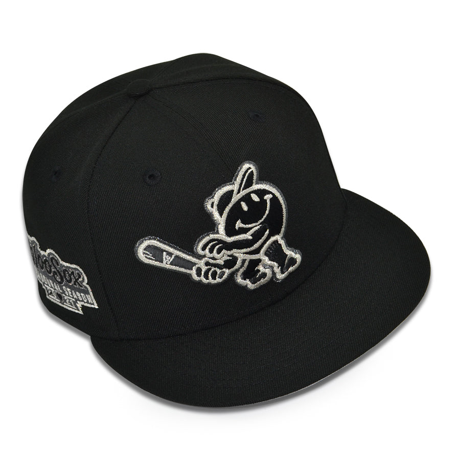 Worcester Woo Sox "BLACK TRUFFLE" Exclusive New Era 59Fifty Fitted Hat - Black