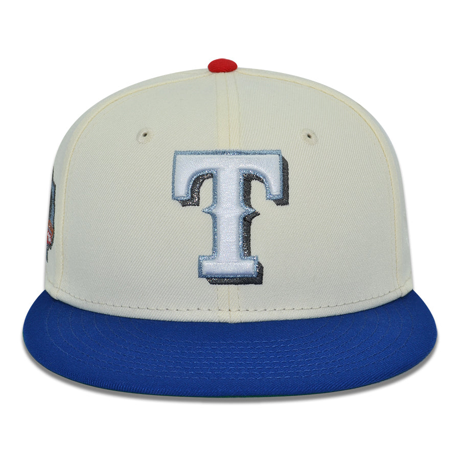 Texas Rangers "LONE STAR CLASSIC" Exclusive New Era 59Fifty Fitted Hat - Chrome/Lt Royal