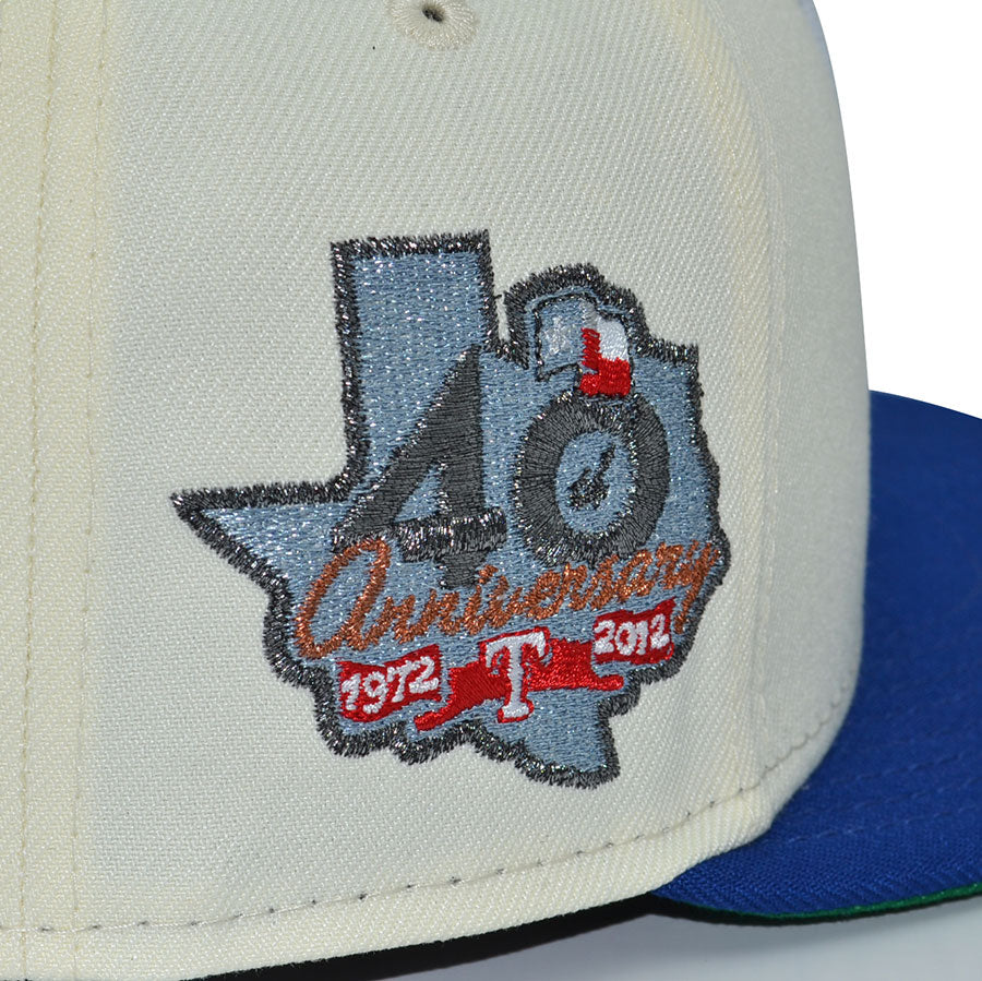 Texas Rangers "LONE STAR CLASSIC" Exclusive New Era 59Fifty Fitted Hat - Chrome/Lt Royal