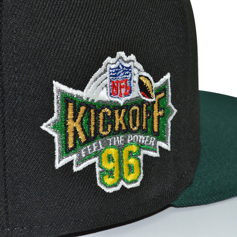 Green Bay Packers "PACK ATTACK" Exclusive New Era 59Fifty Fitted Hat - Black/Dark Green