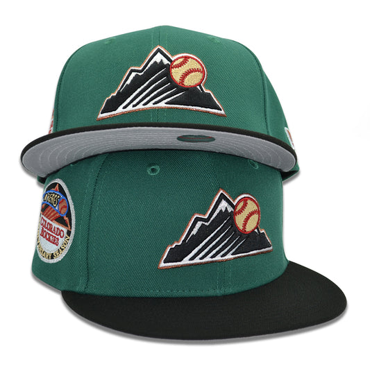 Colorado Rockies "ROCK LEE" Exclusive New Era 59Fifty Fitted Hat - Emerald/Black
