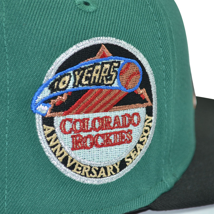 Colorado Rockies "ROCK LEE" Exclusive New Era 59Fifty Fitted Hat - Emerald/Black