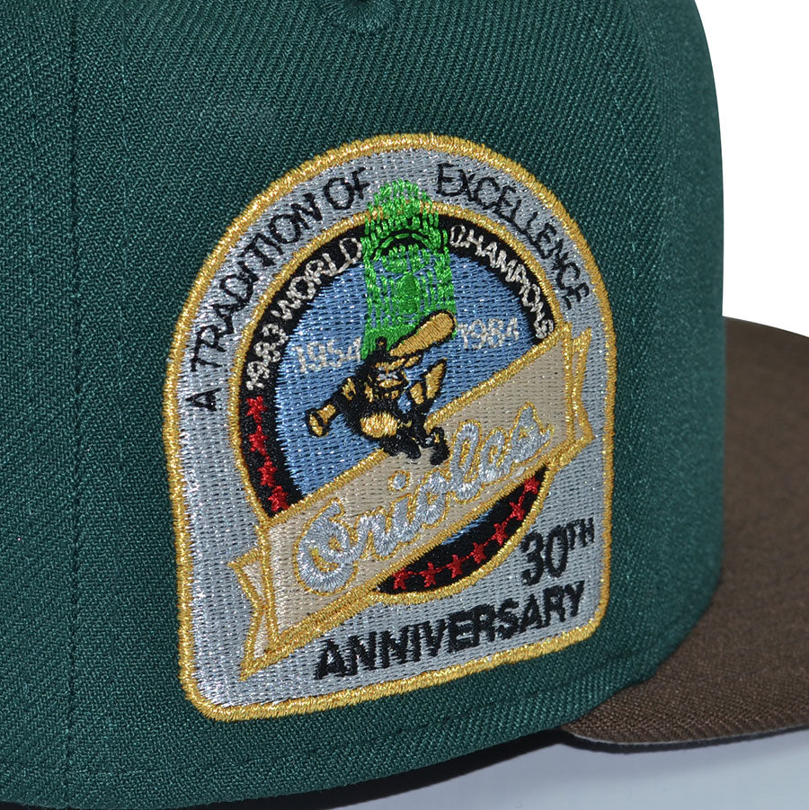 Baltimore Orioles "DOC OCK" Exclusive New Era 59Fifty Fitted Hat - Dark Green/Walnut