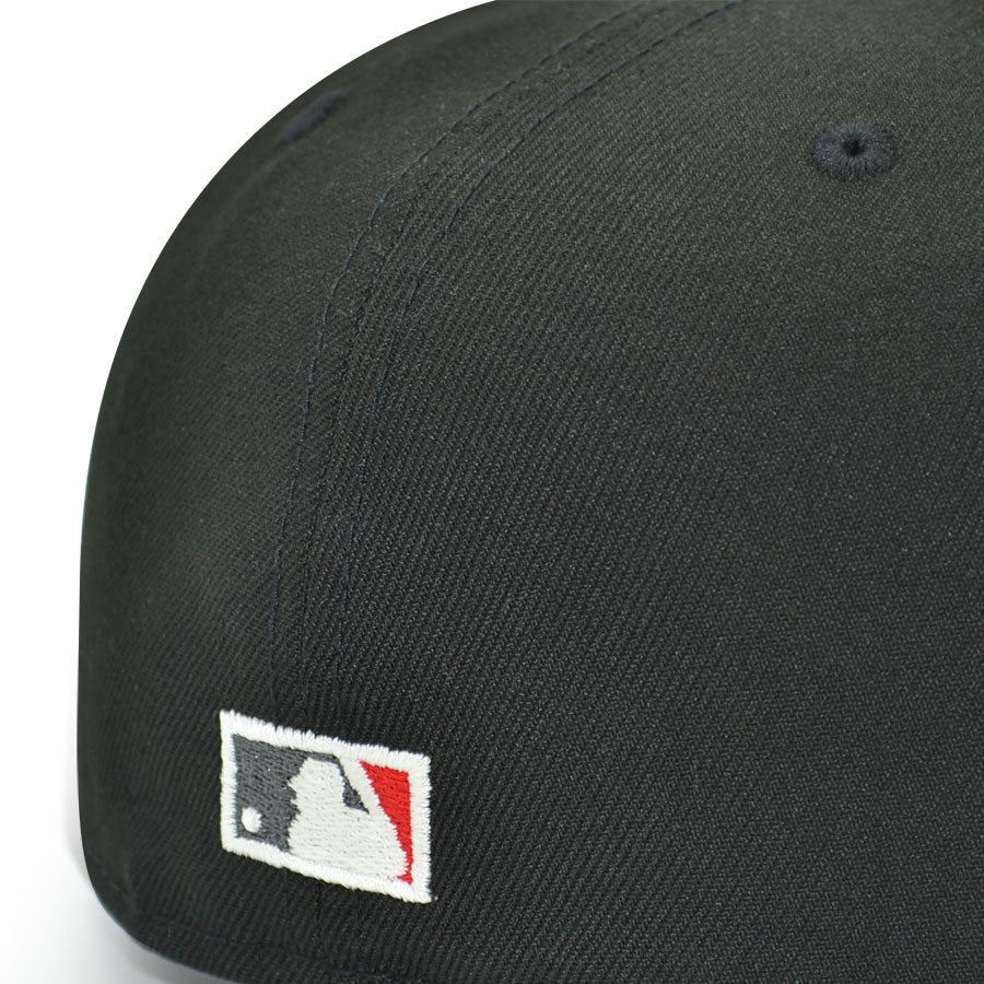 Texas Rangers "CATTLE PROD" Exclusive New Era 59Fifty Fitted Hat - Chrome/Black/Pinky