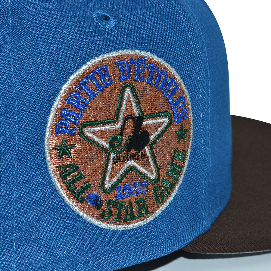 Montreal Expos "MIDNIGHT HOURS" Exclusive New Era 59Fifty Fitted Hat - Seashore/Burntwood
