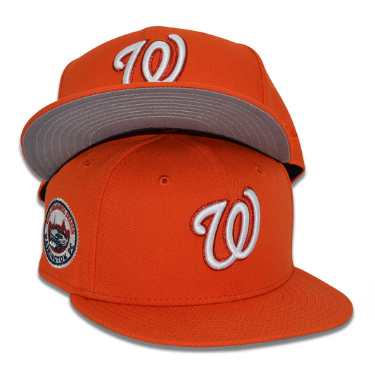 Washington Nationals "OJ" Exclusive New Era 59Fifty Fitted Hat - Countdown Orange
