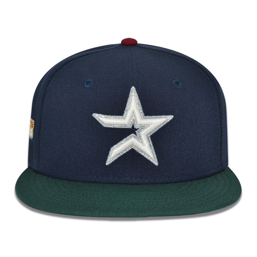 Houston Astros "EARTHBOUND" Exclusive New Era 59Fifty Fitted Hat - Nightshift Navy/Dark Green