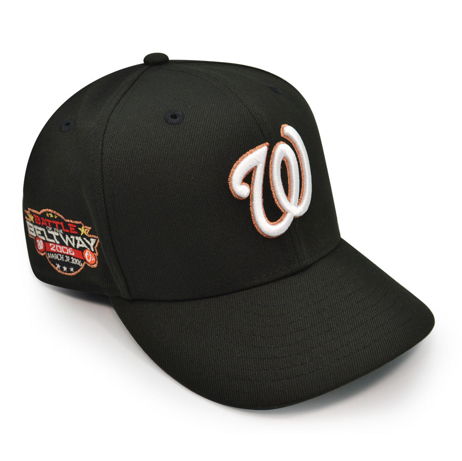 Washington Nationals 2006 BATTLE OF THE BELTWAY Exclusive New Era 59Fifty Fitted Hat - Black