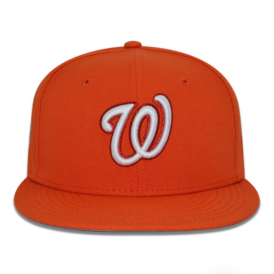 Washington Nationals "OJ" Exclusive New Era 59Fifty Fitted Hat - Countdown Orange