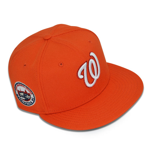 Washington Nationals "OJ" Exclusive New Era 59Fifty Fitted Hat - Countdown Orange